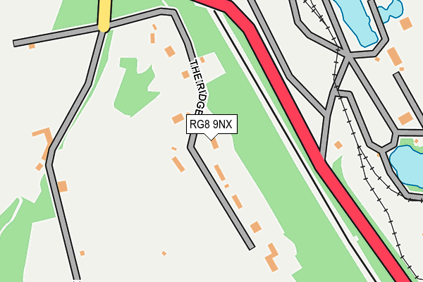 RG8 9NX map - OS OpenMap – Local (Ordnance Survey) RG8 9NX map - OS OpenMap – Local (Ordnance Survey)