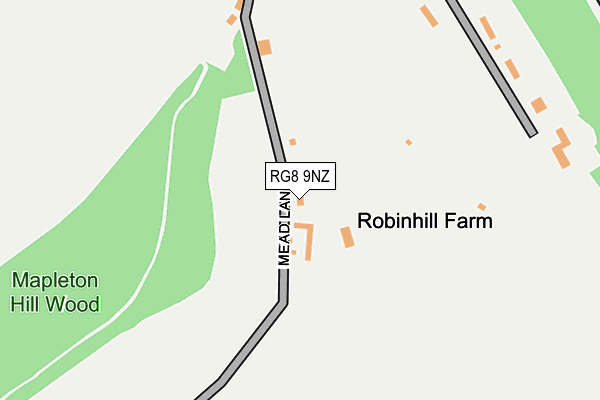RG8 9NZ map - OS OpenMap – Local (Ordnance Survey) RG8 9NZ map - OS OpenMap – Local (Ordnance Survey)