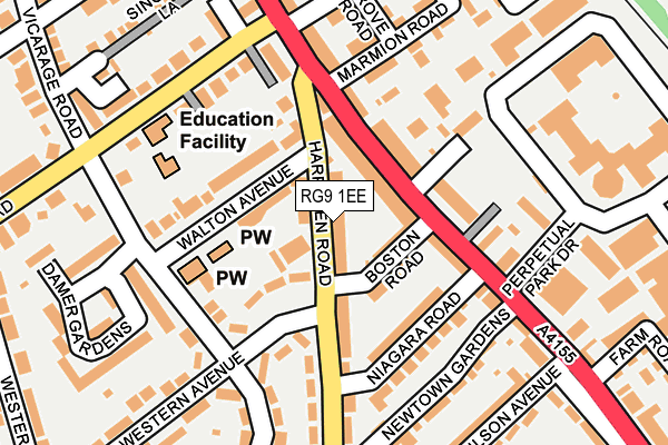 RG9 1EE map - OS OpenMap – Local (Ordnance Survey) RG9 1EE map - OS OpenMap – Local (Ordnance Survey)