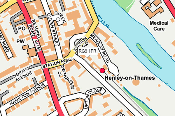 RG9 1FR map - OS OpenMap – Local (Ordnance Survey) RG9 1FR map - OS OpenMap – Local (Ordnance Survey)