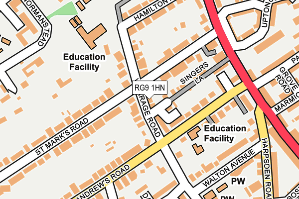 RG9 1HN map - OS OpenMap – Local (Ordnance Survey) RG9 1HN map - OS OpenMap – Local (Ordnance Survey)