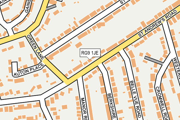 RG9 1JE map - OS OpenMap – Local (Ordnance Survey) RG9 1JE map - OS OpenMap – Local (Ordnance Survey)