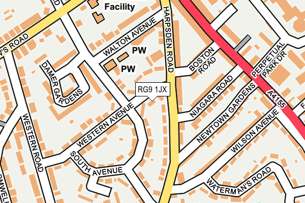 RG9 1JX map - OS OpenMap – Local (Ordnance Survey) RG9 1JX map - OS OpenMap – Local (Ordnance Survey)