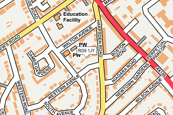 RG9 1JY map - OS OpenMap – Local (Ordnance Survey) RG9 1JY map - OS OpenMap – Local (Ordnance Survey)