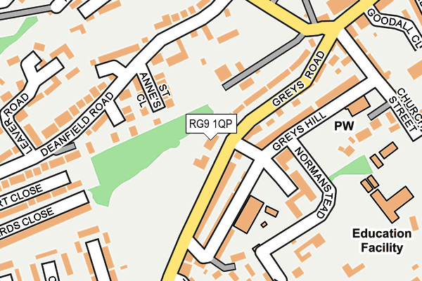 RG9 1QP map - OS OpenMap – Local (Ordnance Survey) RG9 1QP map - OS OpenMap – Local (Ordnance Survey)