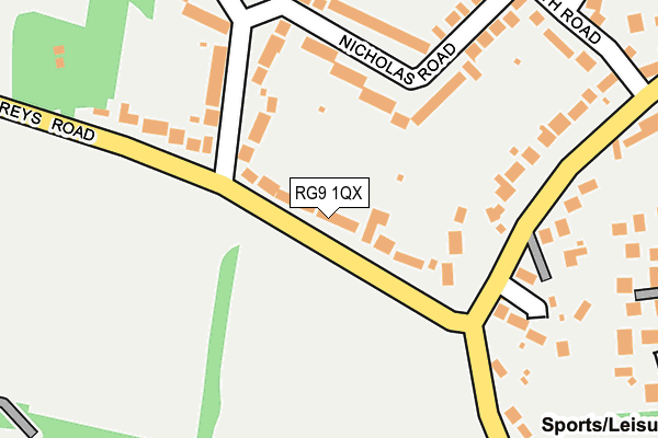 RG9 1QX map - OS OpenMap – Local (Ordnance Survey) RG9 1QX map - OS OpenMap – Local (Ordnance Survey)