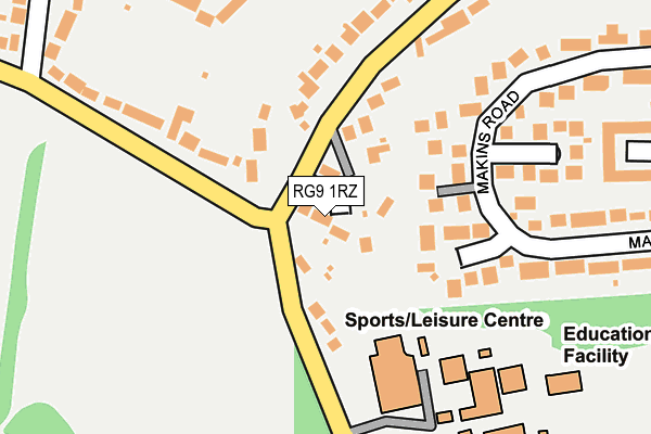 RG9 1RZ map - OS OpenMap – Local (Ordnance Survey) RG9 1RZ map - OS OpenMap – Local (Ordnance Survey)