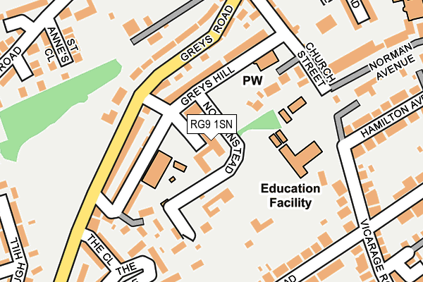 RG9 1SN map - OS OpenMap – Local (Ordnance Survey) RG9 1SN map - OS OpenMap – Local (Ordnance Survey)