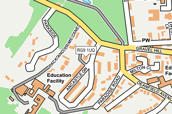 RG9 1UQ map - OS OpenMap – Local (Ordnance Survey) RG9 1UQ map - OS OpenMap – Local (Ordnance Survey)