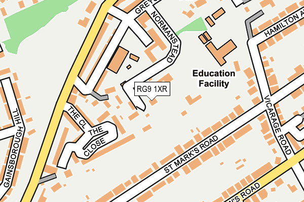 RG9 1XR map - OS OpenMap – Local (Ordnance Survey) RG9 1XR map - OS OpenMap – Local (Ordnance Survey)