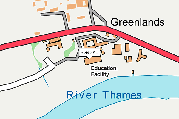 RG9 3AU map - OS OpenMap – Local (Ordnance Survey) RG9 3AU map - OS OpenMap – Local (Ordnance Survey)