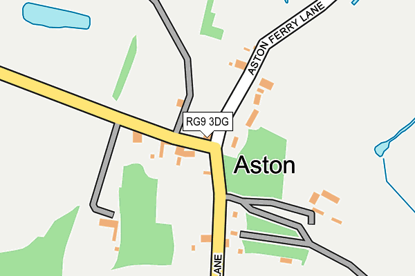 RG9 3DG map - OS OpenMap – Local (Ordnance Survey)