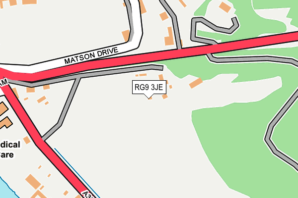RG9 3JE map - OS OpenMap – Local (Ordnance Survey) RG9 3JE map - OS OpenMap – Local (Ordnance Survey)
