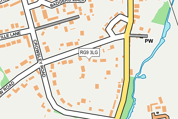 RG9 3LG map - OS OpenMap – Local (Ordnance Survey) RG9 3LG map - OS OpenMap – Local (Ordnance Survey)