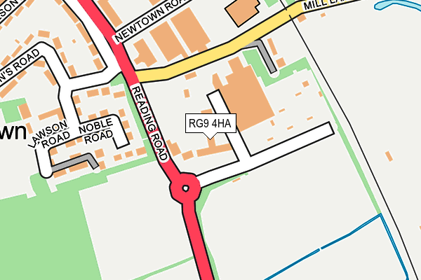 RG9 4HA map - OS OpenMap – Local (Ordnance Survey) RG9 4HA map - OS OpenMap – Local (Ordnance Survey)