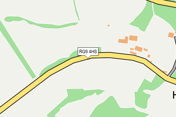 RG9 4HS map - OS OpenMap – Local (Ordnance Survey)