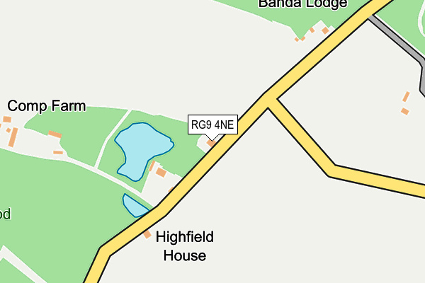 RG9 4NE map - OS OpenMap – Local (Ordnance Survey) RG9 4NE map - OS OpenMap – Local (Ordnance Survey)