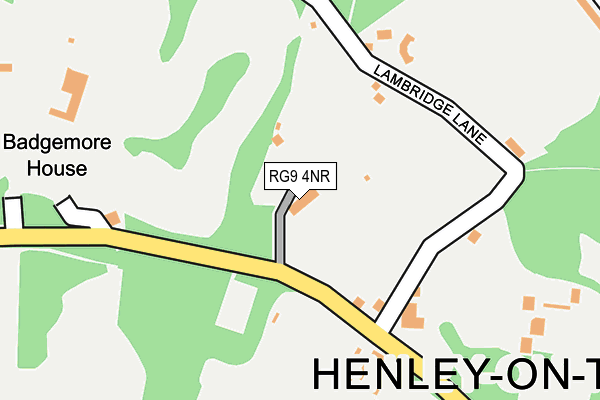RG9 4NR map - OS OpenMap – Local (Ordnance Survey) RG9 4NR map - OS OpenMap – Local (Ordnance Survey)