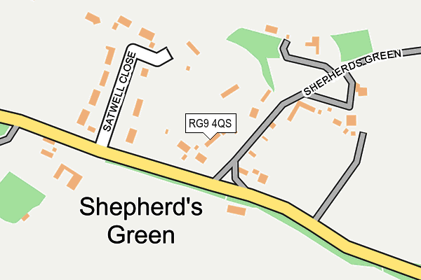 RG9 4QS map - OS OpenMap – Local (Ordnance Survey) RG9 4QS map - OS OpenMap – Local (Ordnance Survey)
