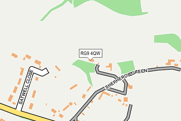 RG9 4QW map - OS OpenMap – Local (Ordnance Survey) RG9 4QW map - OS OpenMap – Local (Ordnance Survey)