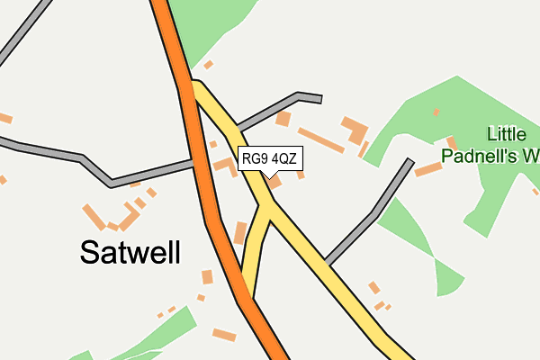 RG9 4QZ map - OS OpenMap – Local (Ordnance Survey) RG9 4QZ map - OS OpenMap – Local (Ordnance Survey)