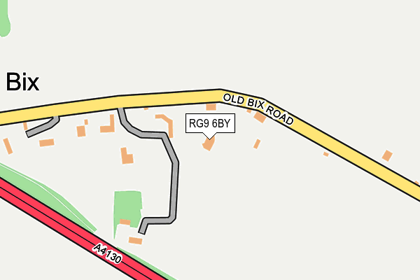 RG9 6BY map - OS OpenMap – Local (Ordnance Survey)