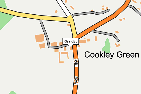 RG9 6EL map - OS OpenMap – Local (Ordnance Survey) RG9 6EL map - OS OpenMap – Local (Ordnance Survey)