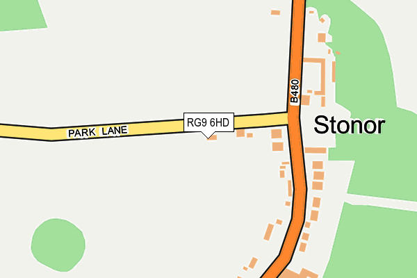 RG9 6HD map - OS OpenMap – Local (Ordnance Survey)
