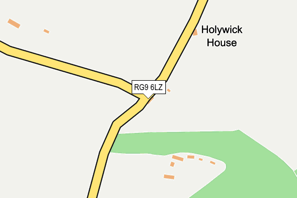 RG9 6LZ map - OS OpenMap – Local (Ordnance Survey) RG9 6LZ map - OS OpenMap – Local (Ordnance Survey)