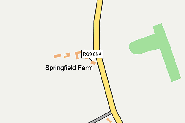 RG9 6NA map - OS OpenMap – Local (Ordnance Survey) RG9 6NA map - OS OpenMap – Local (Ordnance Survey)