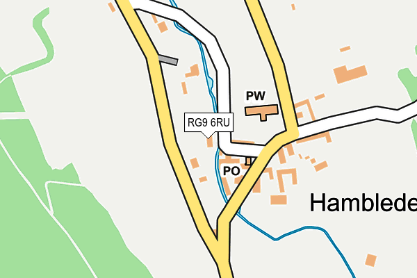 RG9 6RU map - OS OpenMap – Local (Ordnance Survey) RG9 6RU map - OS OpenMap – Local (Ordnance Survey)