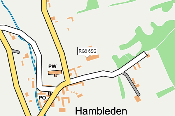 RG9 6SG map - OS OpenMap – Local (Ordnance Survey) RG9 6SG map - OS OpenMap – Local (Ordnance Survey)