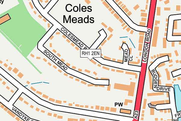RH1 2EN map - OS OpenMap – Local (Ordnance Survey) RH1 2EN map - OS OpenMap – Local (Ordnance Survey)