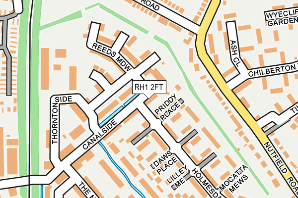 RH1 2FT map - OS OpenMap – Local (Ordnance Survey) RH1 2FT map - OS OpenMap – Local (Ordnance Survey)