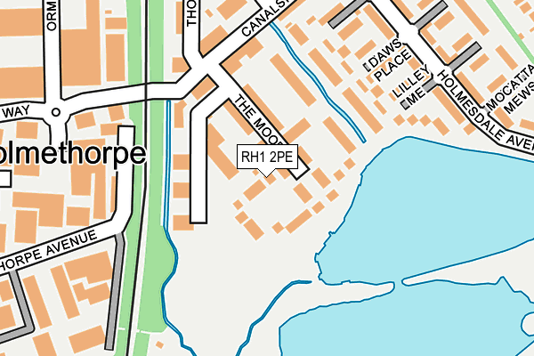 RH1 2PE map - OS OpenMap – Local (Ordnance Survey) RH1 2PE map - OS OpenMap – Local (Ordnance Survey)