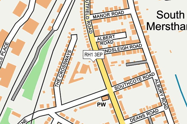 RH1 3EP map - OS OpenMap – Local (Ordnance Survey) RH1 3EP map - OS OpenMap – Local (Ordnance Survey)