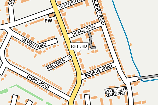 RH1 3HD map - OS OpenMap – Local (Ordnance Survey) RH1 3HD map - OS OpenMap – Local (Ordnance Survey)