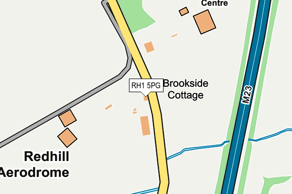 RH1 5PG map - OS OpenMap – Local (Ordnance Survey) RH1 5PG map - OS OpenMap – Local (Ordnance Survey)