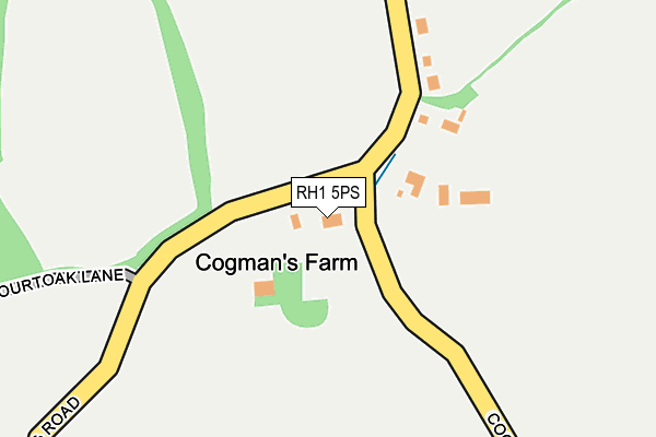 RH1 5PS map - OS OpenMap – Local (Ordnance Survey) RH1 5PS map - OS OpenMap – Local (Ordnance Survey)