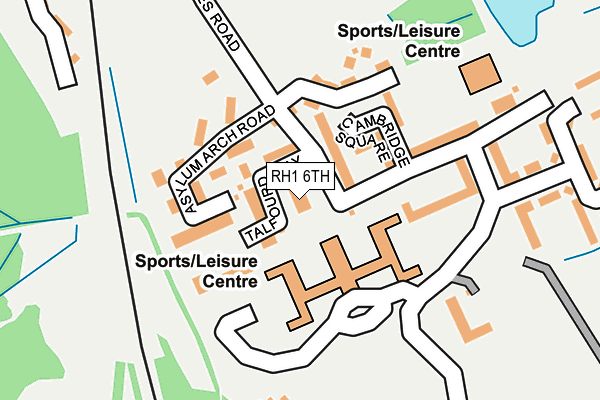RH1 6TH map - OS OpenMap – Local (Ordnance Survey) RH1 6TH map - OS OpenMap – Local (Ordnance Survey)