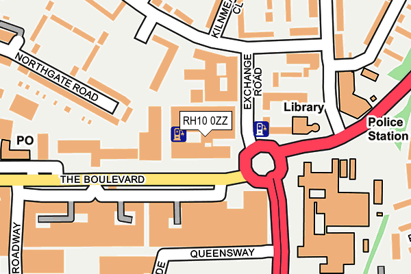 RH10 0ZZ map - OS OpenMap – Local (Ordnance Survey) RH10 0ZZ map - OS OpenMap – Local (Ordnance Survey)