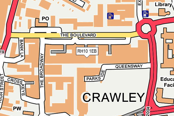 RH10 1EB map - OS OpenMap – Local (Ordnance Survey) RH10 1EB map - OS OpenMap – Local (Ordnance Survey)