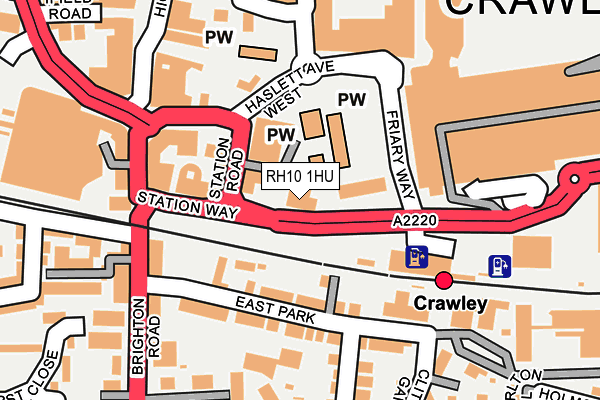 RH10 1HU map - OS OpenMap – Local (Ordnance Survey) RH10 1HU map - OS OpenMap – Local (Ordnance Survey)