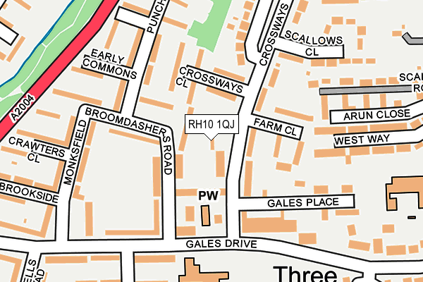RH10 1QJ map - OS OpenMap – Local (Ordnance Survey) RH10 1QJ map - OS OpenMap – Local (Ordnance Survey)