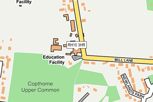 RH10 3HR map - OS OpenMap – Local (Ordnance Survey) RH10 3HR map - OS OpenMap – Local (Ordnance Survey)
