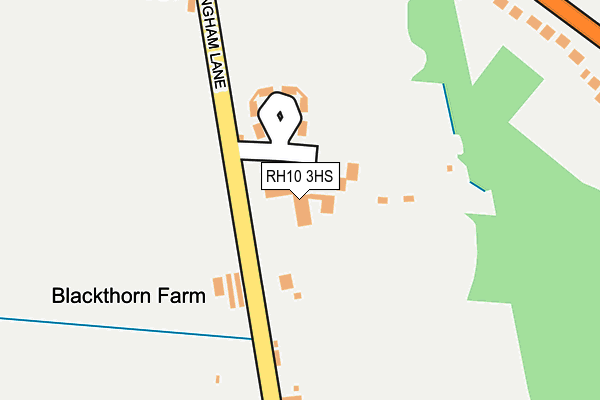 RH10 3HS map - OS OpenMap – Local (Ordnance Survey) RH10 3HS map - OS OpenMap – Local (Ordnance Survey)