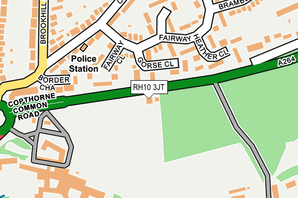 RH10 3JT map - OS OpenMap – Local (Ordnance Survey) RH10 3JT map - OS OpenMap – Local (Ordnance Survey)