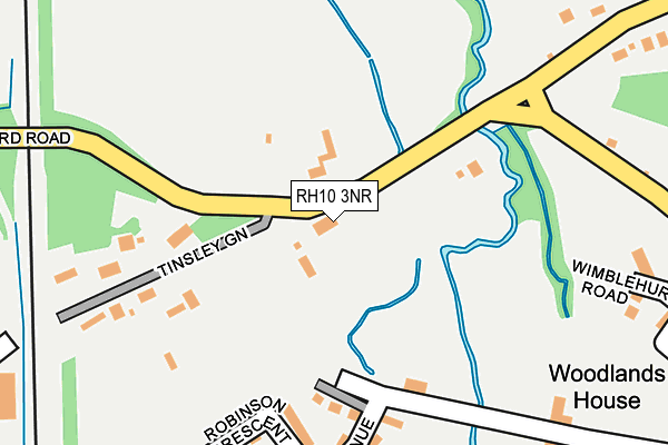 RH10 3NR map - OS OpenMap – Local (Ordnance Survey) RH10 3NR map - OS OpenMap – Local (Ordnance Survey)