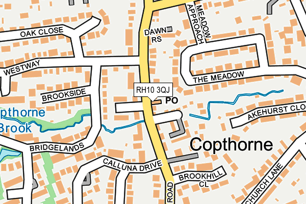 RH10 3QJ map - OS OpenMap – Local (Ordnance Survey) RH10 3QJ map - OS OpenMap – Local (Ordnance Survey)