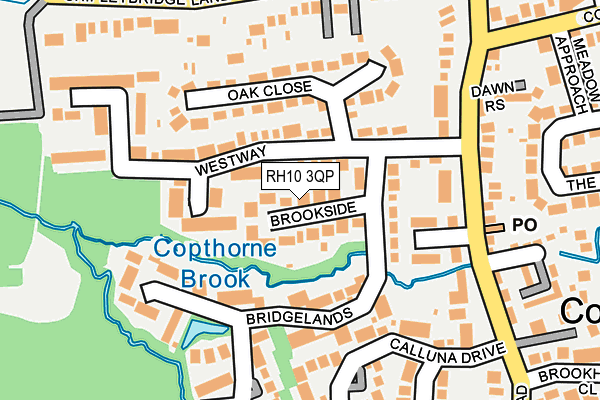 RH10 3QP map - OS OpenMap – Local (Ordnance Survey) RH10 3QP map - OS OpenMap – Local (Ordnance Survey)
